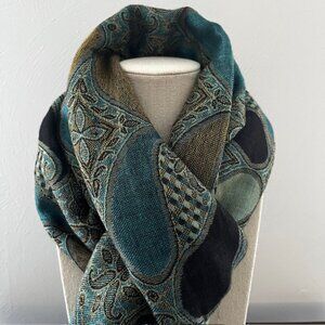 Scarf Wrap Pashmina Paisley Fringe